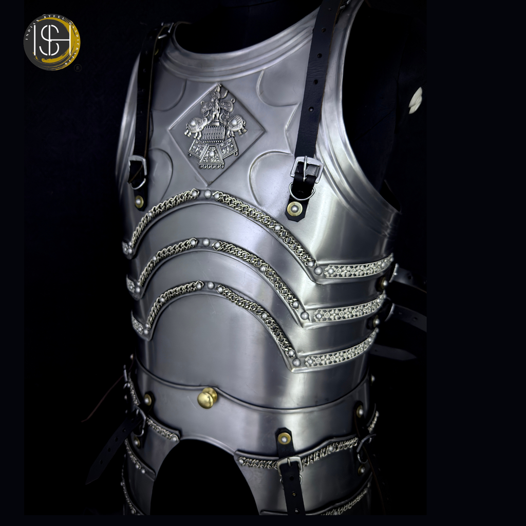 Handcrafted Medieval Gothic Knight Armor Set – Full Body Steel Battle Suit for Cosplay, LARP & Renaissance Festivals