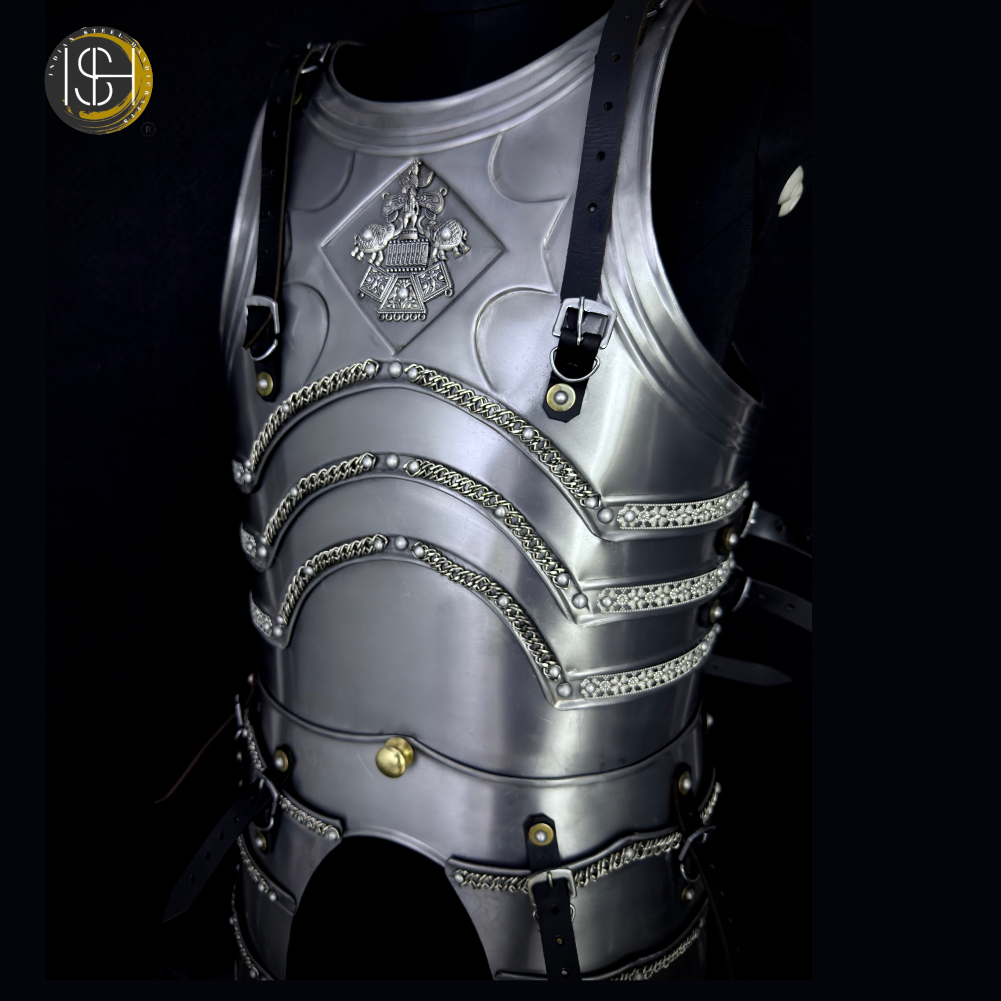 Handcrafted Medieval Gothic Knight Armor Set – Full Body Steel Battle Suit for Cosplay, LARP & Renaissance Festivals