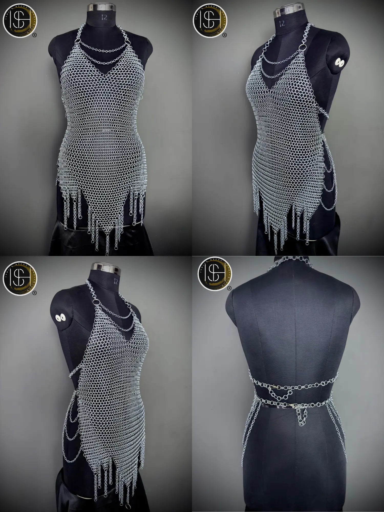 Medieval Knight Steel Armor⚔️ — Gorget, Pouldron & Bracer Set for Epic LARP & Cosplay!🛡️ ISH Collection
