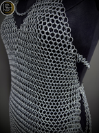 Handmade Medieval Steel Chainmail Top for Women – Authentic Wearable Armor for LARP & Cosplay.