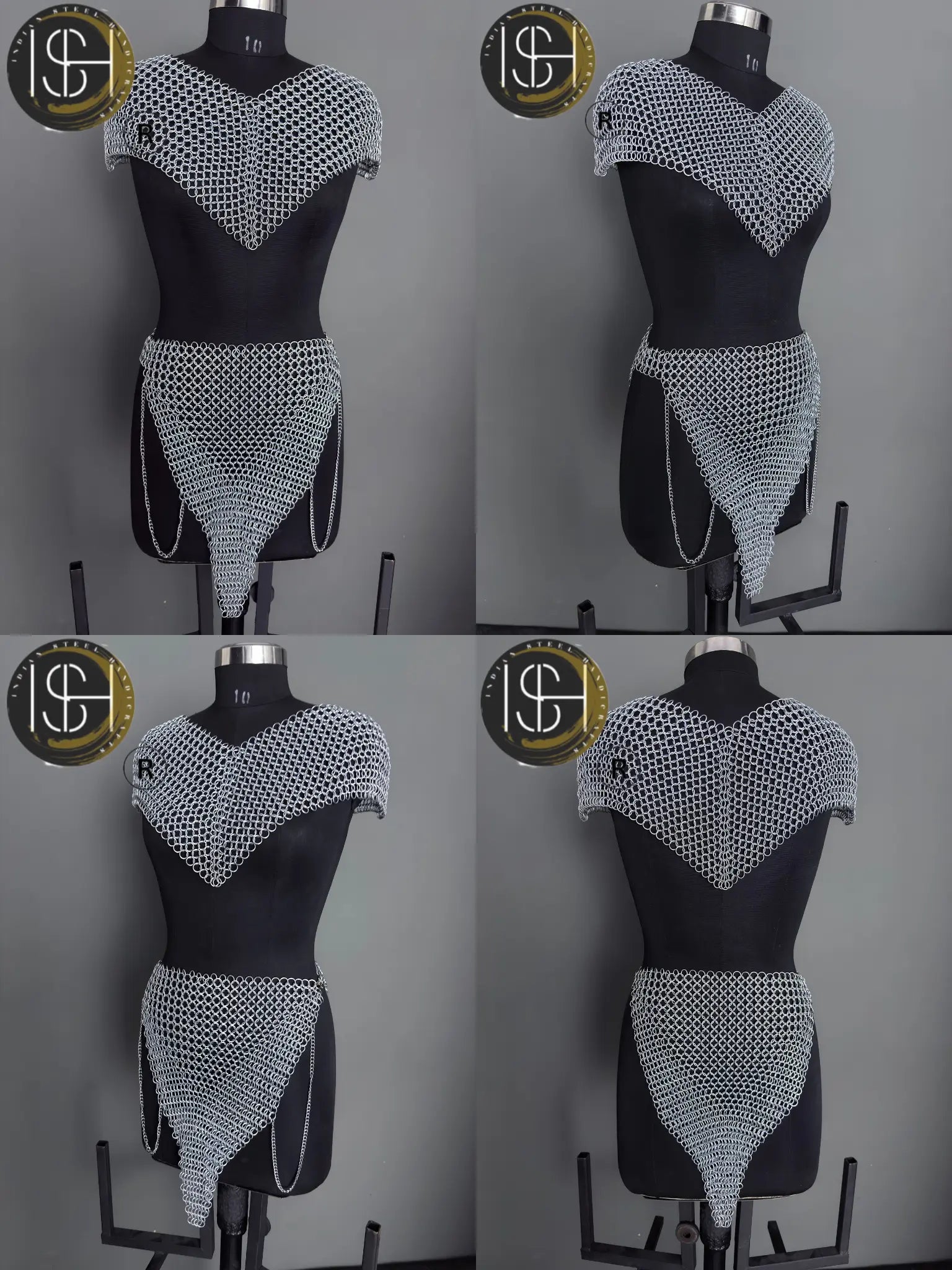 Lady Champion Steel Armor | Fantasy Medieval Costume for LARP, SCA & Cosplay Adventures ✨ ISH Collection