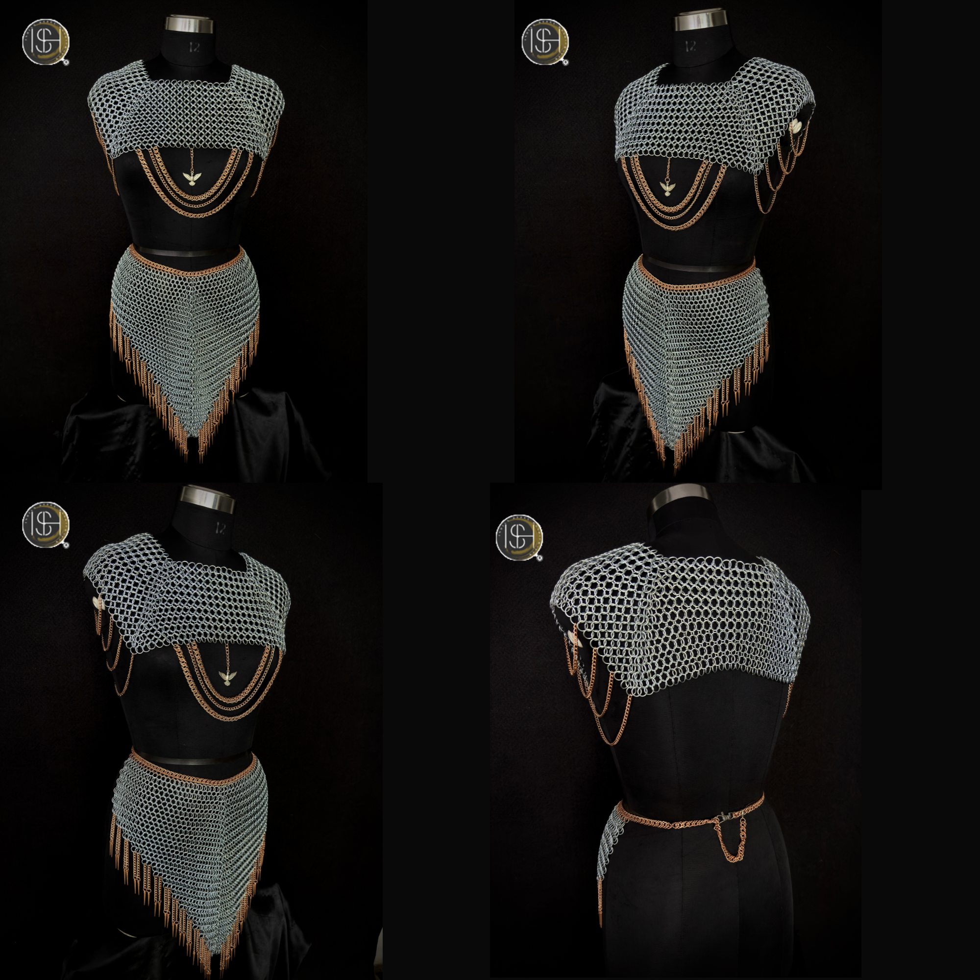 ⚔️ Fantasy Female Steel Armor Set 🛡️ | Medieval Lady Knight Costume for LARP, Cosplay & Renaissance Faire