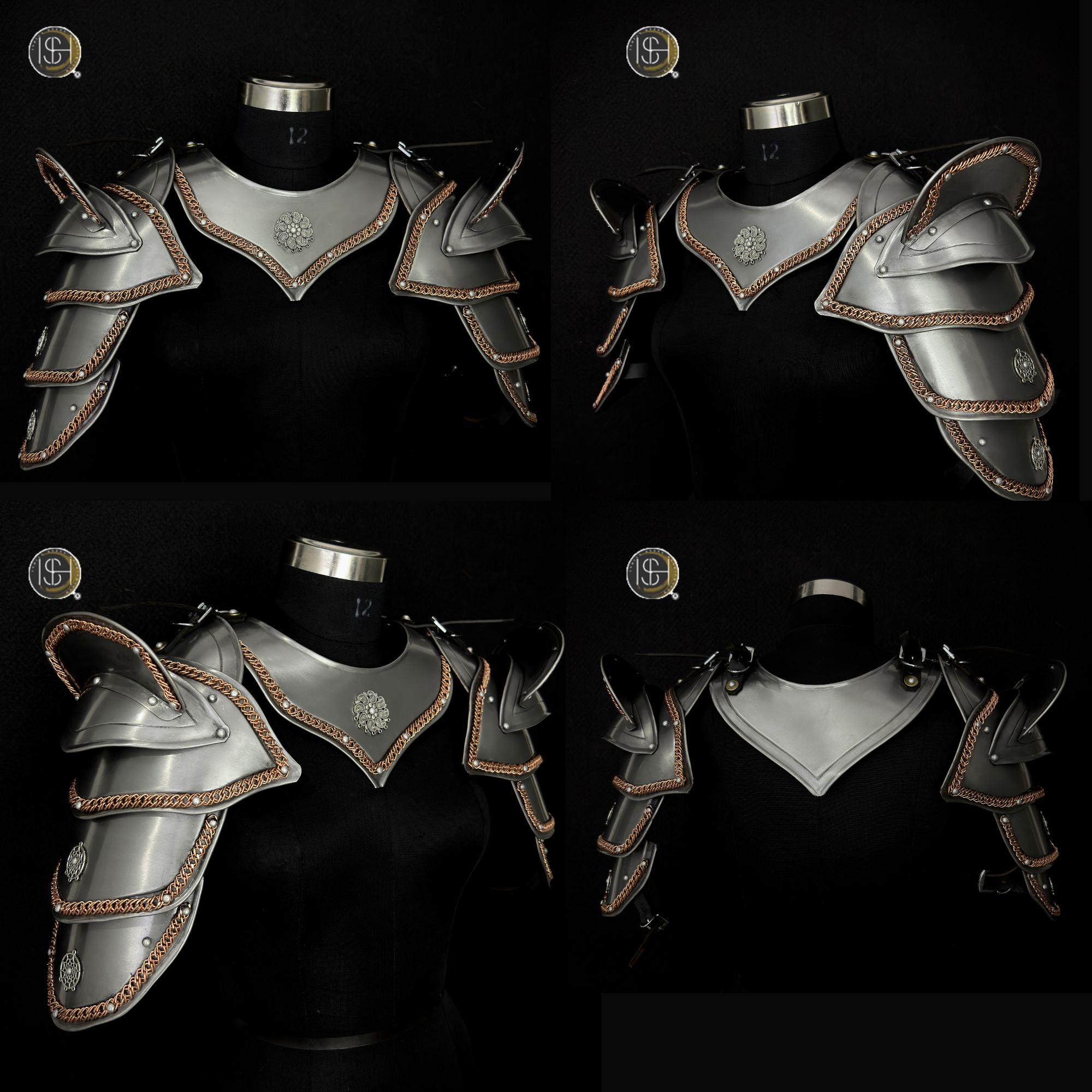 ⚔️ Fantasy Female Steel Armor Set 🛡️ | Medieval Lady Knight Costume for LARP, Cosplay & Renaissance Faire