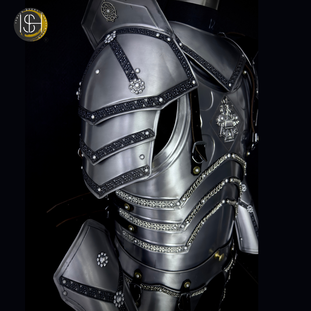 Handcrafted Medieval Gothic Knight Armor Set – Full Body Steel Battle Suit for Cosplay, LARP & Renaissance Festivals