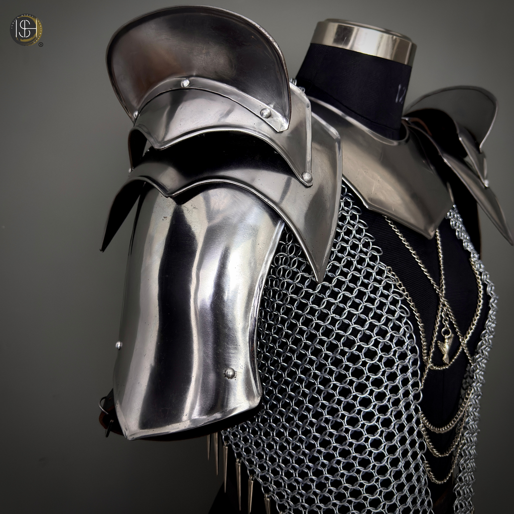 Handmade Steel Chainmail Armor Set – Authentic Medieval Knight Costume, Durable Cosplay Armor, LARP & Renaissance Fair Outfit