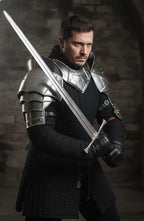 Medieval Knight Steel Gorget & Pauldron Armor 🛡️ | Perfect for LARP, Cosplay & Costume Events⚔️ ISH Collection