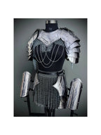 Brave Lady Knight Armor Set: Steel Medieval Cosplay – LARP SCA ⚔️✨ ISH Collection