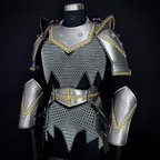 Handmade Chainmaille Skirt & Top Set – Medieval Armor Costume | Cosplay, LARP, Renaissance Fair Outfit ✨