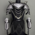 Handcrafted Steel Women’s Knight Armor Set – Medieval Chainmail Costume, Female Warrior LARP Outfit, Fantasy Armor Cosplay Suit, Renaissance Faire Combat Gear, Viking Battle Attire