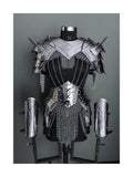 Warrior Maiden Armor ✨🛡️ — Hand-Forged Steel Cuirass with Chainmail, Perfect for LARP & Cosplay Realms ⚔️ ISH Collection