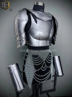 🛡️ Steel Lady Knight Armor — Medieval Costume for LARP, SCA & Cosplay 🛡️ ISH Collection