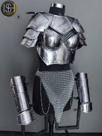 Lady Champion Steel Armor | Fantasy Medieval Costume for LARP, SCA & Cosplay Adventures ✨ ISH Collection