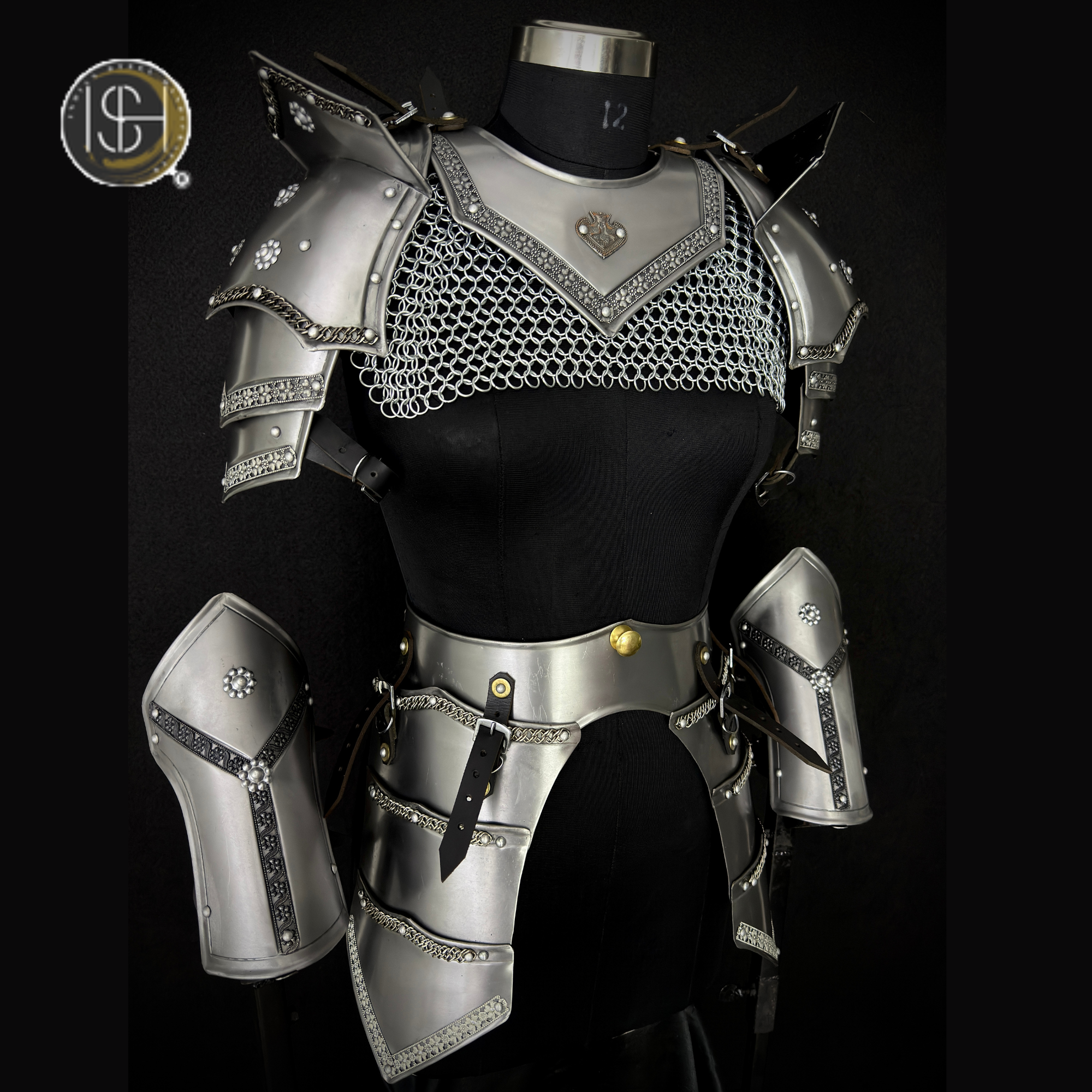 ⚔️ Handcrafted Medieval Steel Armor Set 🛡️ | Full Knight Warrior Costume | Fantasy LARP Armor | Renaissance Fair Cosplay | Viking Crusader Battle Suit | Halloween Costume | Handmade Metal Armor Gift