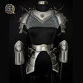 ⚔️ Handcrafted Medieval Steel Armor Set 🛡️ | Full Knight Warrior Costume | Fantasy LARP Armor | Renaissance Fair Cosplay | Viking Crusader Battle Suit | Halloween Costume | Handmade Metal Armor Gift