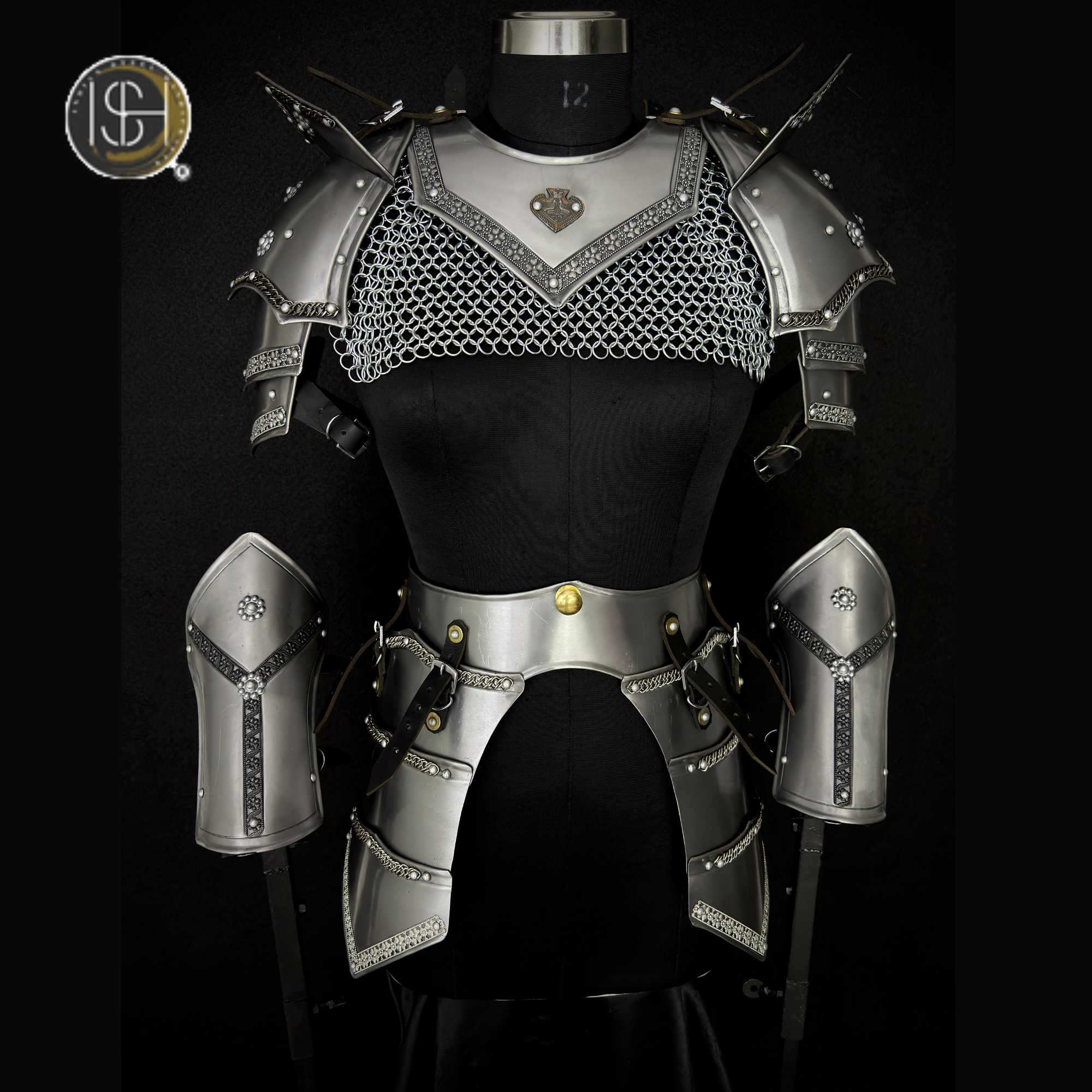 ⚔️ Handcrafted Medieval Steel Armor Set 🛡️ | Full Knight Warrior Costume | Fantasy LARP Armor | Renaissance Fair Cosplay | Viking Crusader Battle Suit | Halloween Costume | Handmade Metal Armor Gift
