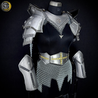 ⚔️ Fantasy Female Armor Set 🛡️ Medieval Warrior Queen Costume with Chainmail & Steel Armor 👑  ✨ Handmade Gothic Women’s Armor – Custom Medieval Knight Costume for LARP, Cosplay & Reenactment ✨