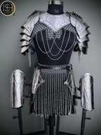 Brave Lady Knight Armor Set: Steel Medieval Cosplay – LARP SCA ⚔️✨ ISH Collection