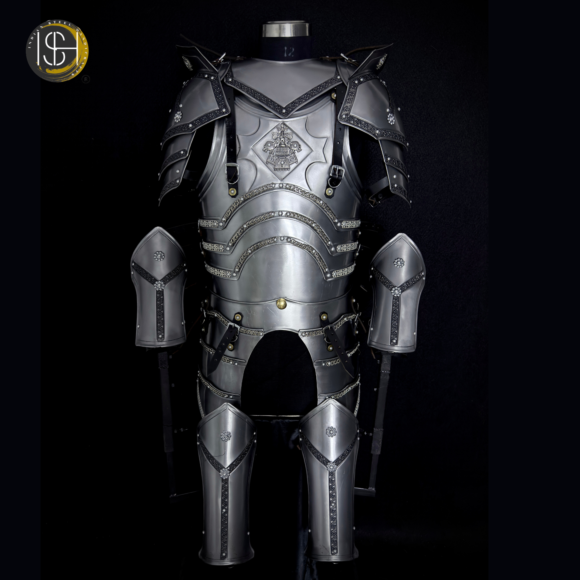 Handcrafted Medieval Gothic Knight Armor Set – Full Body Steel Battle Suit for Cosplay, LARP & Renaissance Festivals