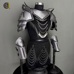 Handcrafted Steel Women’s Knight Armor Set – Medieval Chainmail Costume, Female Warrior LARP Outfit, Fantasy Armor Cosplay Suit, Renaissance Faire Combat Gear, Viking Battle Attire