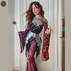 ⚔️ Women's Silver Chainmail Armor Set 🛡️ | Handmade Chainmail Top, Skirt & Armor Belt | Medieval Fantasy Cosplay | LARP Costume | Renaissance Fair Warrior Outfit
