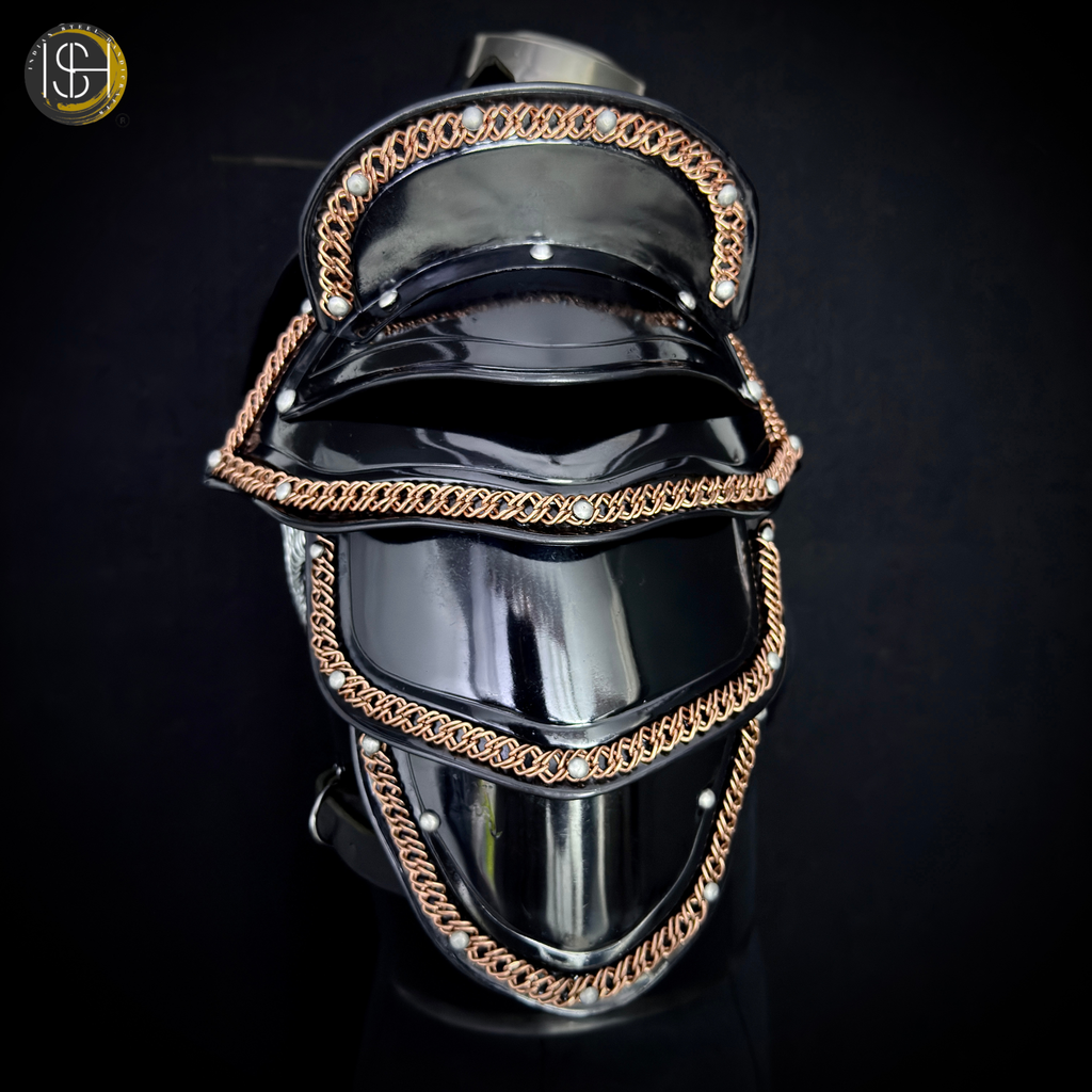 ⚔️ Medieval Fantasy Shoulder Armor Set – Handmade Steel Pauldrons with Chainmail Knight Armor for Cosplay, LARP, Renaissance Fair & Viking Costume 🛡️