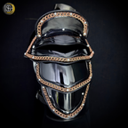 ⚔️ Medieval Fantasy Shoulder Armor Set – Handmade Steel Pauldrons with Chainmail Knight Armor for Cosplay, LARP, Renaissance Fair & Viking Costume 🛡️