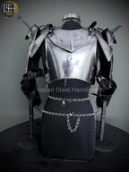 Steel Battlemistress Armor | Fantasy-Era Protective Gear for LARPing, SCA Combat & Immersive Cosplay Adventures ✨ ISH Collection