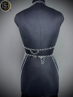 Handmade Medieval Steel Chainmail Top for Women – Authentic Wearable Armor for LARP & Cosplay.