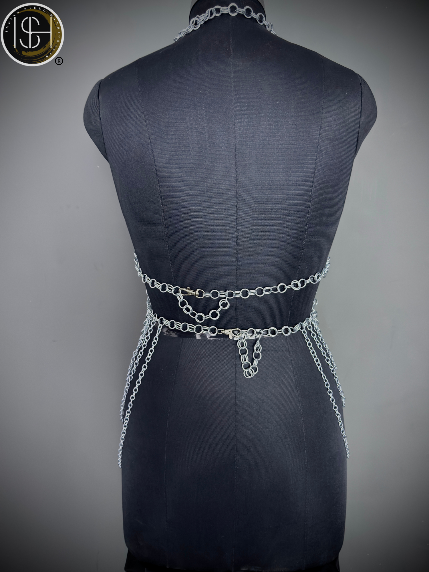 Handmade Medieval Steel Chainmail Top for Women – Authentic Wearable Armor for LARP & Cosplay.