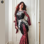 ⚔️ Women's Silver Chainmail Armor Set 🛡️ | Handmade Chainmail Top, Skirt & Armor Belt | Medieval Fantasy Cosplay | LARP Costume | Renaissance Fair Warrior Outfit