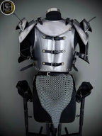 Lady Knight’s Forged Steel Armor | Mythic Medieval Ensemble for LARP Realms, SCA Events & Cosplay Journeys ✨ ISH Collection