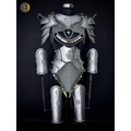Medieval Women’s Steel Armor Set – Chainmail Skirt Lady Knight Costume.