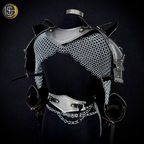 ⚔️ Fantasy Female Armor Set 🛡️ Medieval Warrior Queen Costume with Chainmail & Steel Armor 👑  ✨ Handmade Gothic Women’s Armor – Custom Medieval Knight Costume for LARP, Cosplay & Reenactment ✨