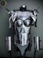 👸 Brave Lady Knight Armor 🛡️ Unleash Your Inner Warrior! Beautiful Breast Armor for Epic Medieval Fantasy Cosplay & LARP Events! ✨⚔️ ISH Collection