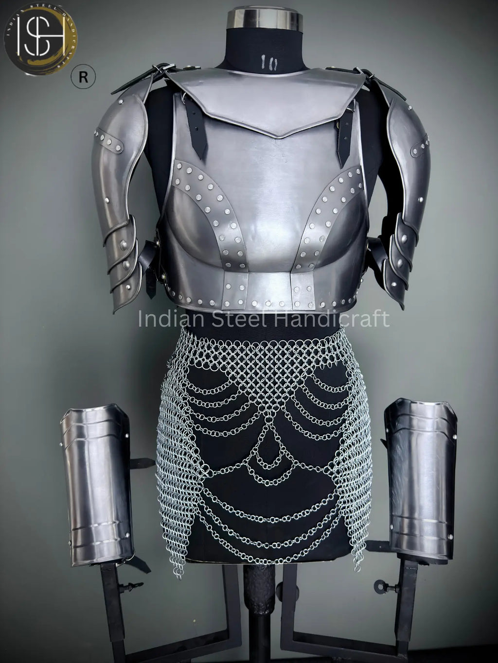 🛡️ Steel Lady Knight Armor — Medieval Costume for LARP, SCA & Cosplay 🛡️ ISH Collection