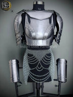 🛡️ Steel Lady Knight Armor — Medieval Costume for LARP, SCA & Cosplay 🛡️ ISH Collection