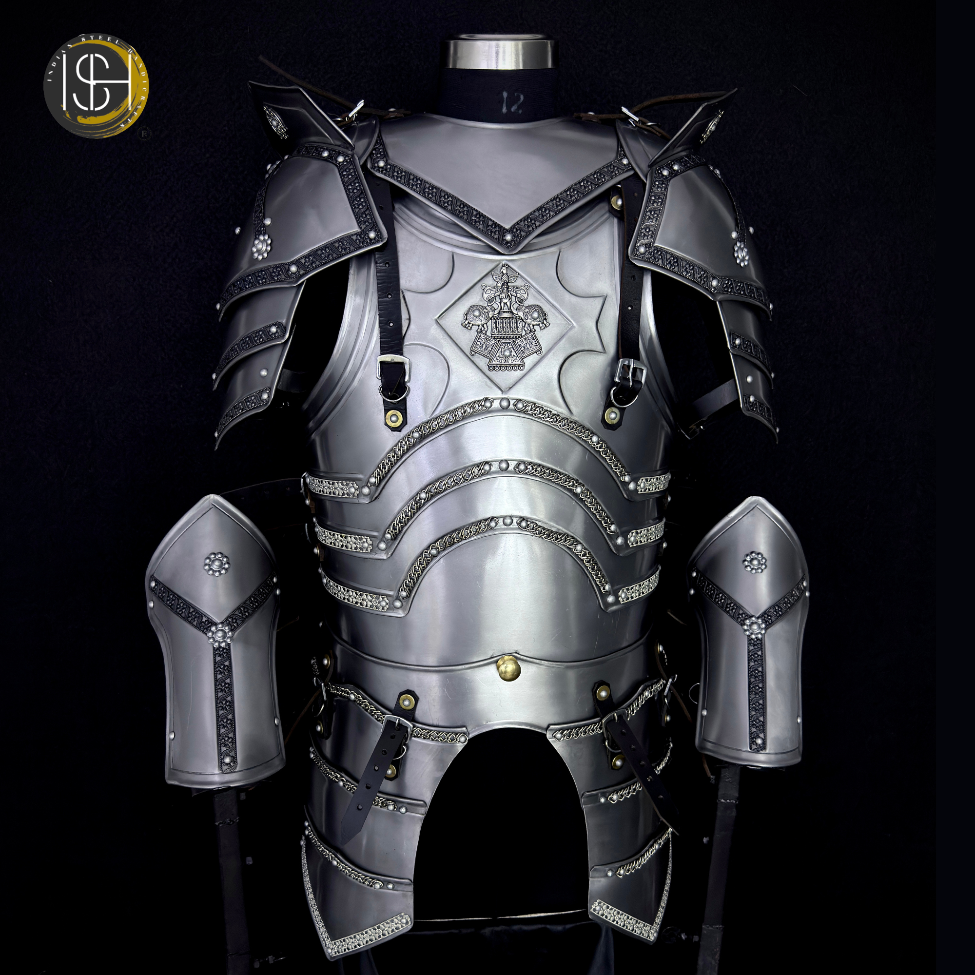 Handcrafted Medieval Gothic Knight Armor Set – Full Body Steel Battle Suit for Cosplay, LARP & Renaissance Festivals