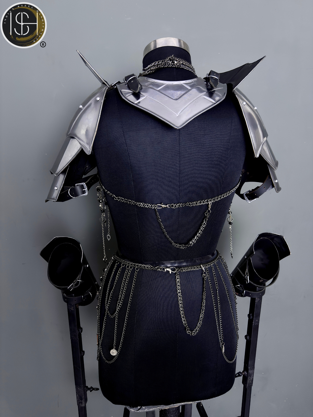 Medieval Women’s Steel Armor Set, Chainmail Female Knight Costume, LARP, Cosplay, Fantasy Roleplay 🛡️⚔️
