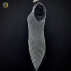 Handmade Steel Chainmail Dress ,Medieval Armor Costume for Women, Viking Warrior Chainmail, LARP Outfit, Gothic Fantasy Cosplay Armor.