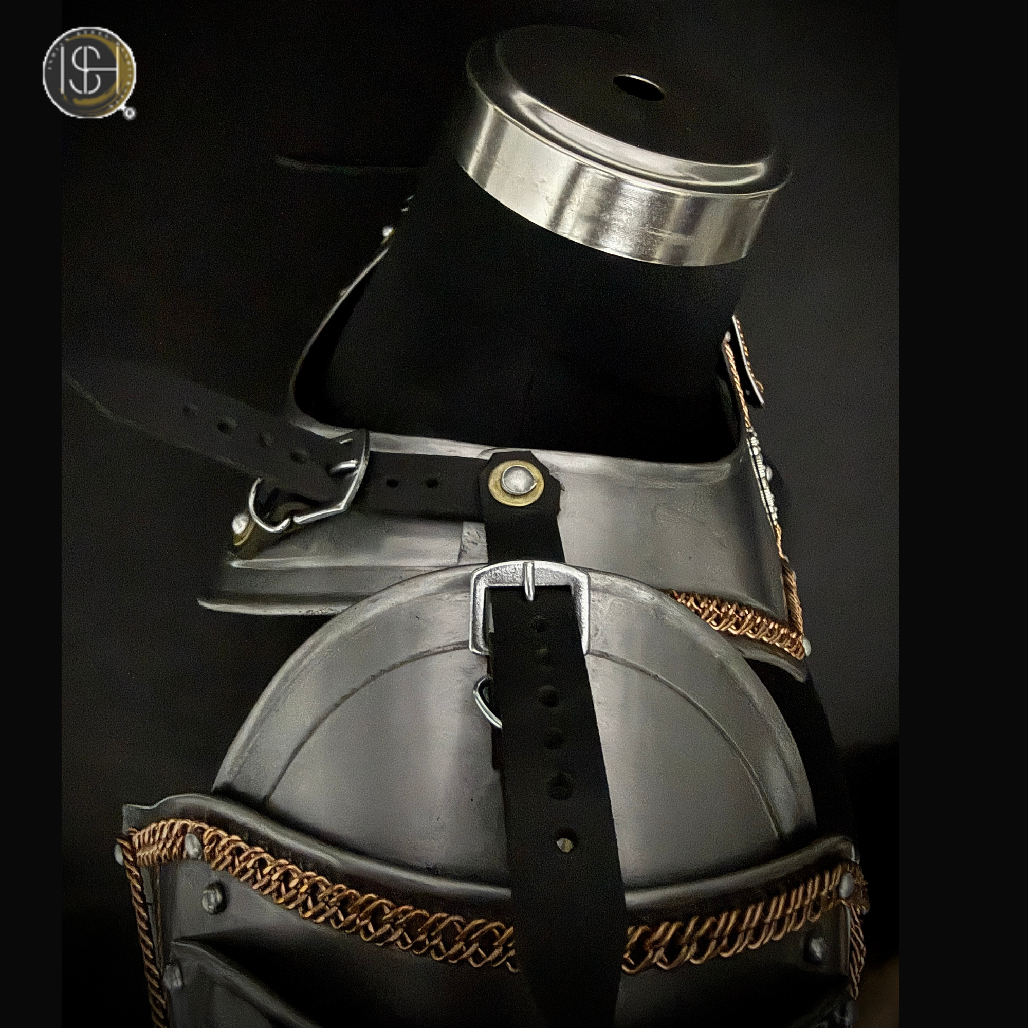 ⚔️ Handmade Medieval Shoulder Armor – Steel Pauldrons with Chainmail | Knight, Viking & Fantasy Cosplay Armor for LARP, Renaissance Fair, SCA & Costume 🛡️