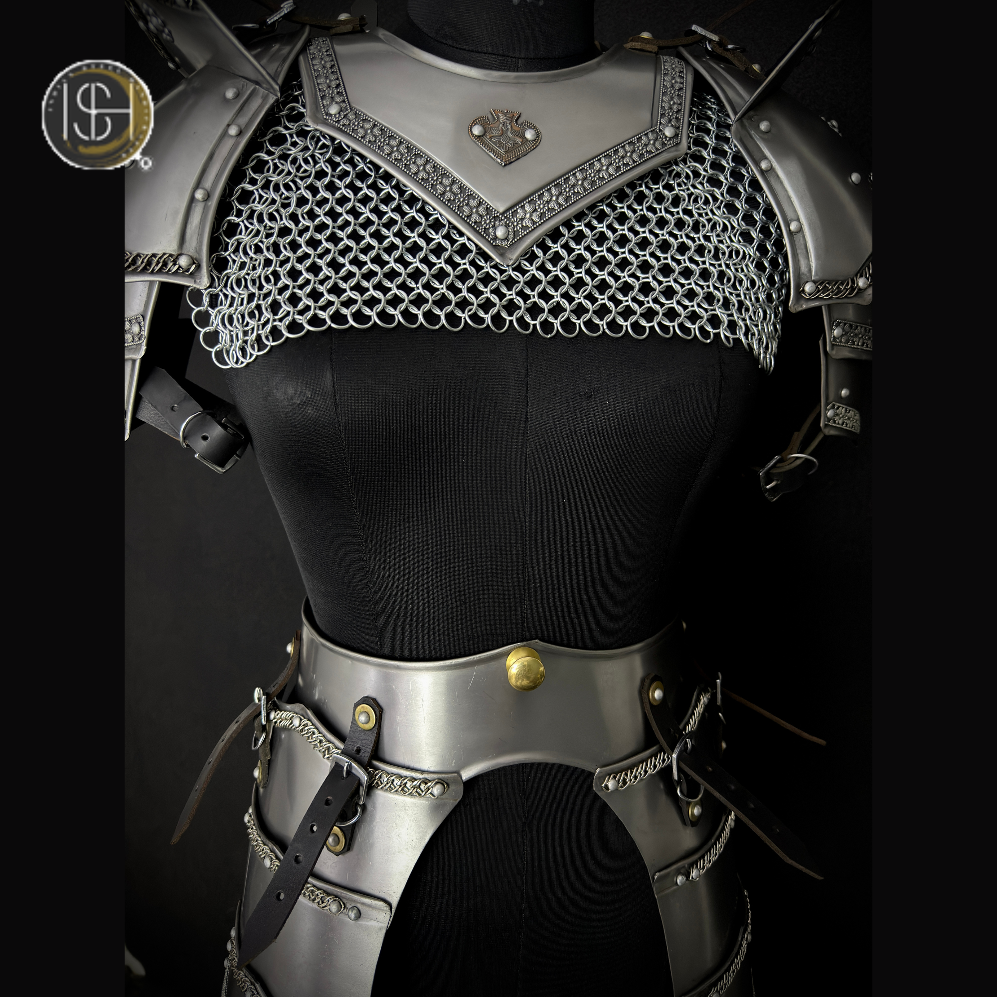 ⚔️ Handcrafted Medieval Steel Armor Set 🛡️ | Full Knight Warrior Costume | Fantasy LARP Armor | Renaissance Fair Cosplay | Viking Crusader Battle Suit | Halloween Costume | Handmade Metal Armor Gift