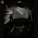 ⚔️ Fantasy Female Steel Armor Set 🛡️ | Medieval Lady Knight Costume for LARP, Cosplay & Renaissance Faire