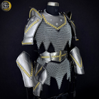 Handmade Chainmaille Skirt & Top Set – Medieval Armor Costume | Cosplay, LARP, Renaissance Fair Outfit ✨