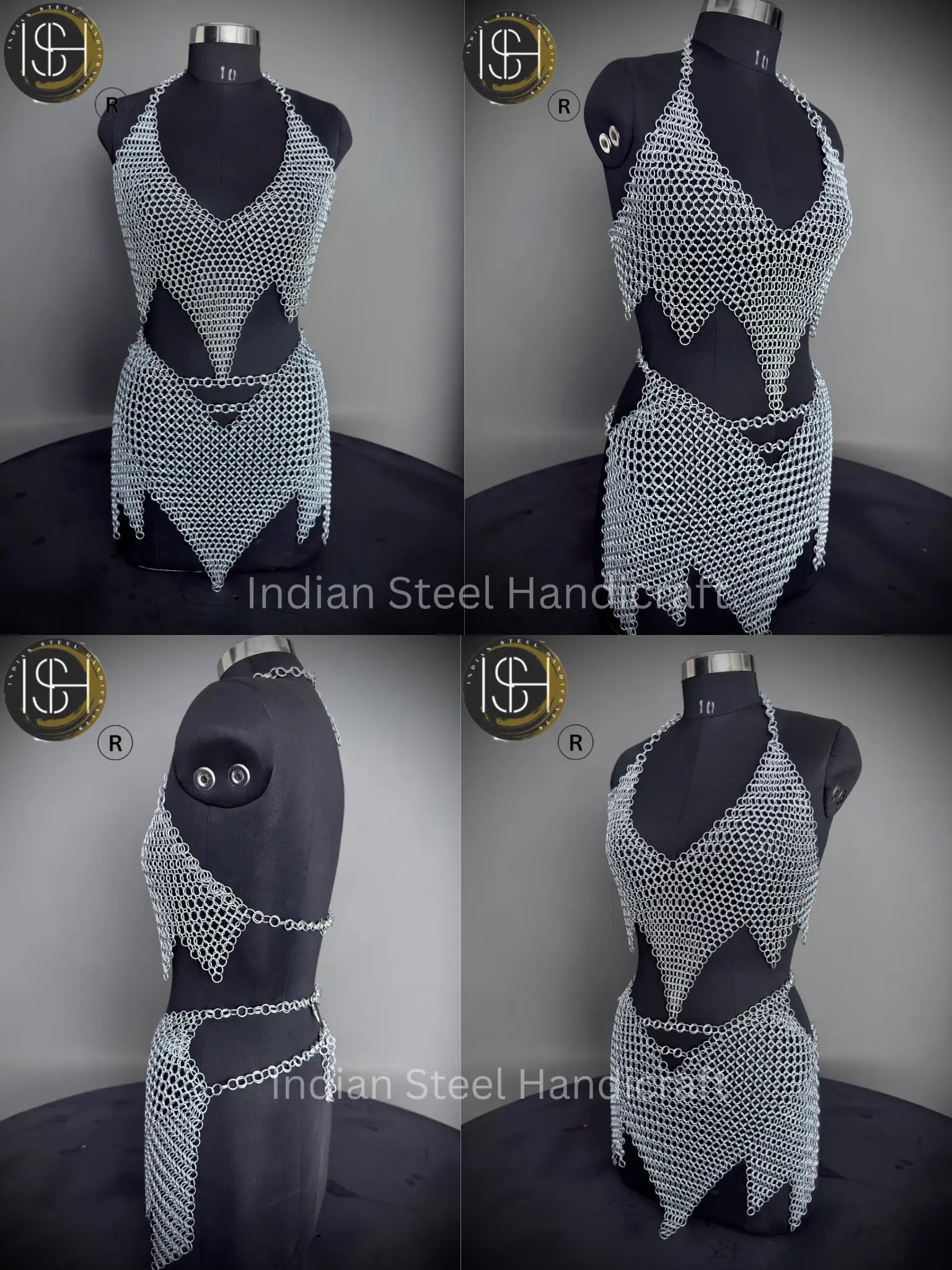 Steel Battlemistress Armor | Fantasy-Era Protective Gear for LARPing, SCA Combat & Immersive Cosplay Adventures ✨ ISH Collection