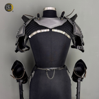 Handcrafted Steel Women’s Knight Armor Set – Medieval Chainmail Costume, Female Warrior LARP Outfit, Fantasy Armor Cosplay Suit, Renaissance Faire Combat Gear, Viking Battle Attire
