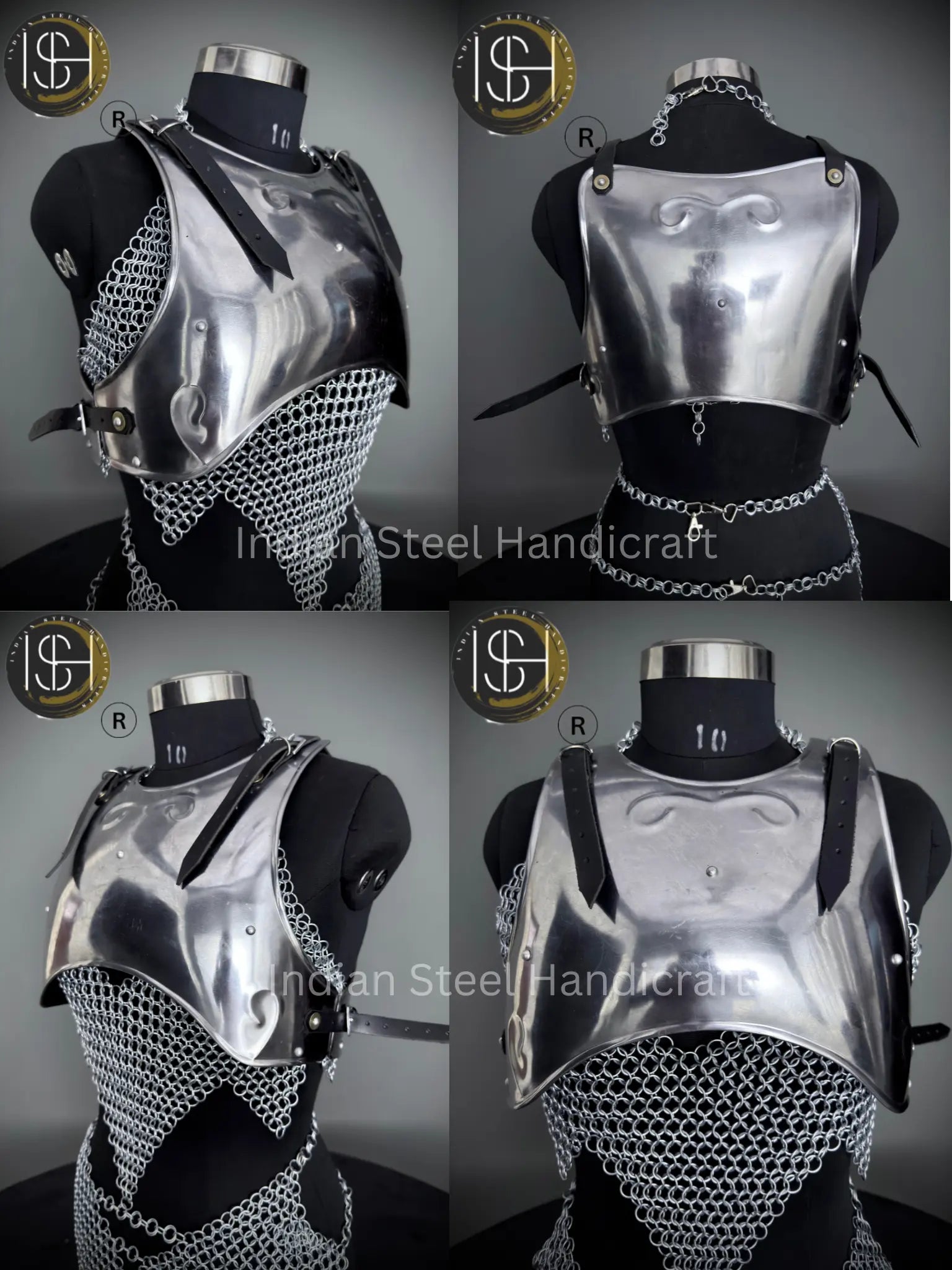 Steel Battlemistress Armor | Fantasy-Era Protective Gear for LARPing, SCA Combat & Immersive Cosplay Adventures ✨ ISH Collection