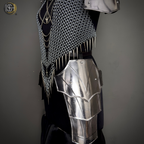 Handmade Steel Chainmail Armor Set – Authentic Medieval Knight Costume, Durable Cosplay Armor, LARP & Renaissance Fair Outfit