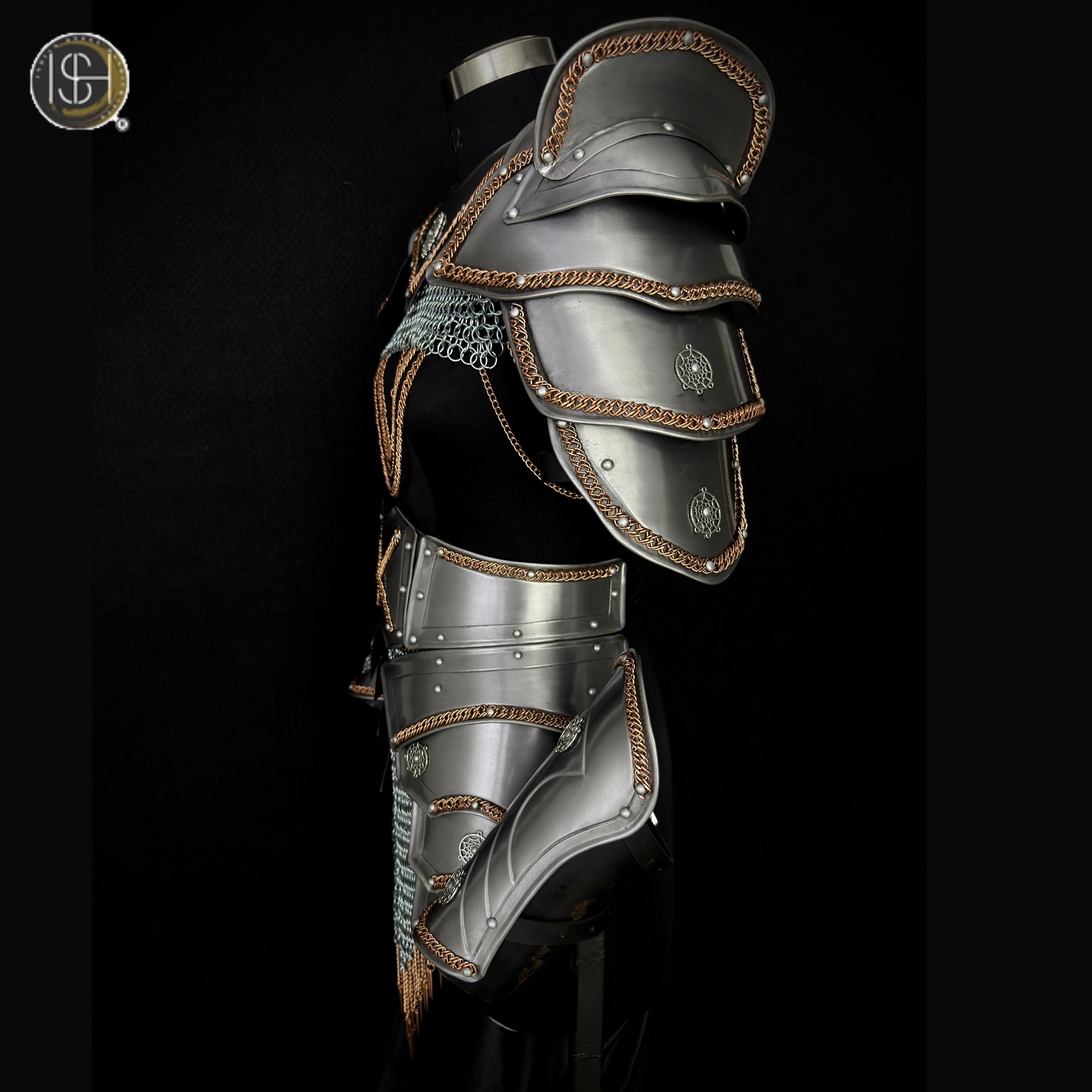 ⚔️ Fantasy Female Steel Armor Set 🛡️ | Medieval Lady Knight Costume for LARP, Cosplay & Renaissance Faire