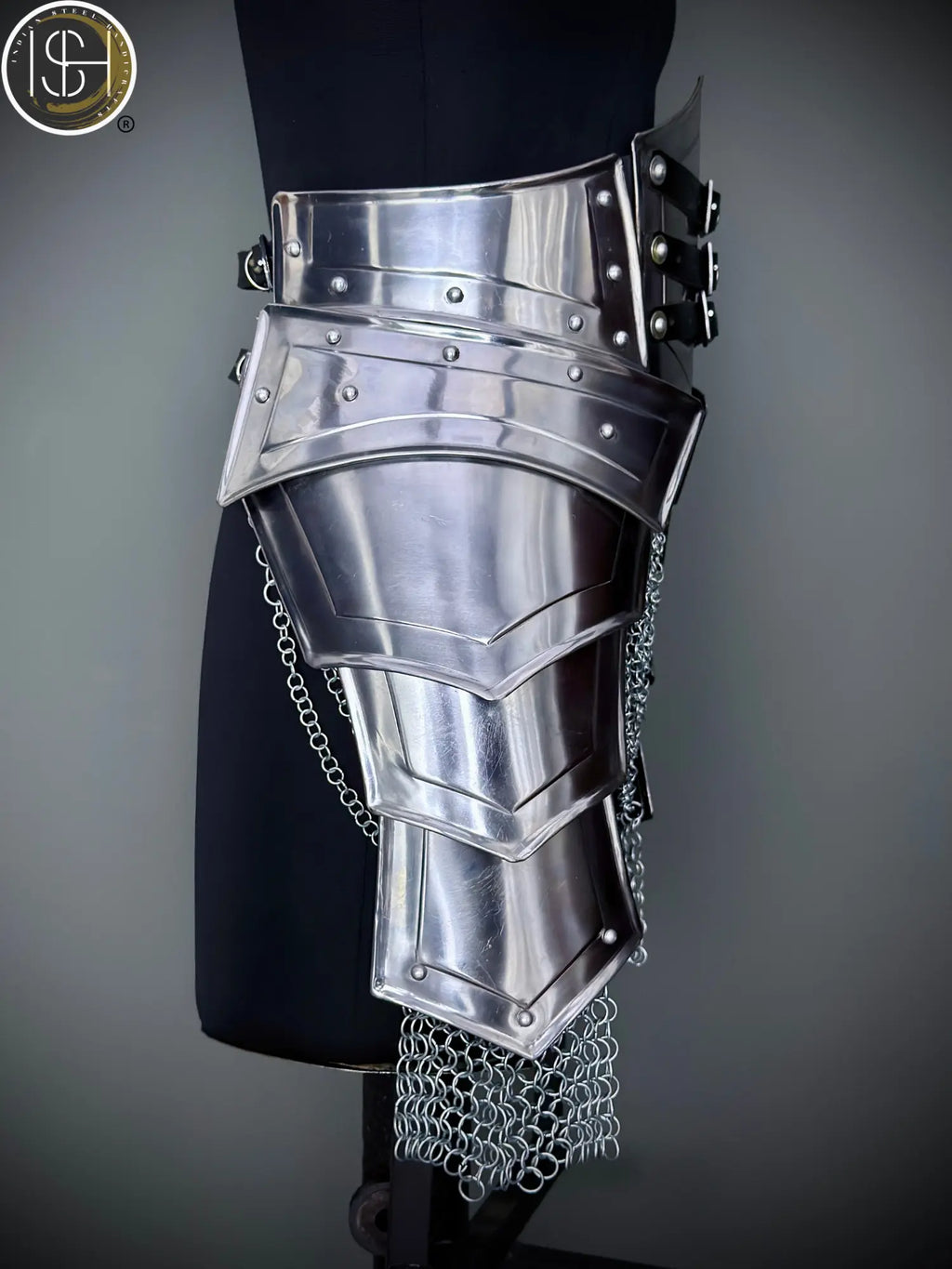 Brave Lady Armor Set ⚔️👑 Medieval Corset & Chainmail Skirt | Perfect for Cosplay, LARP & SCA ISH Collection