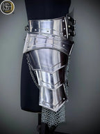 Brave Lady Armor Set ⚔️👑 Medieval Corset & Chainmail Skirt | Perfect for Cosplay, LARP & SCA ISH Collection